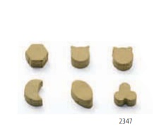 2347 Набір штамп-форм (6 шт.), Н 4 см, форма 1 см